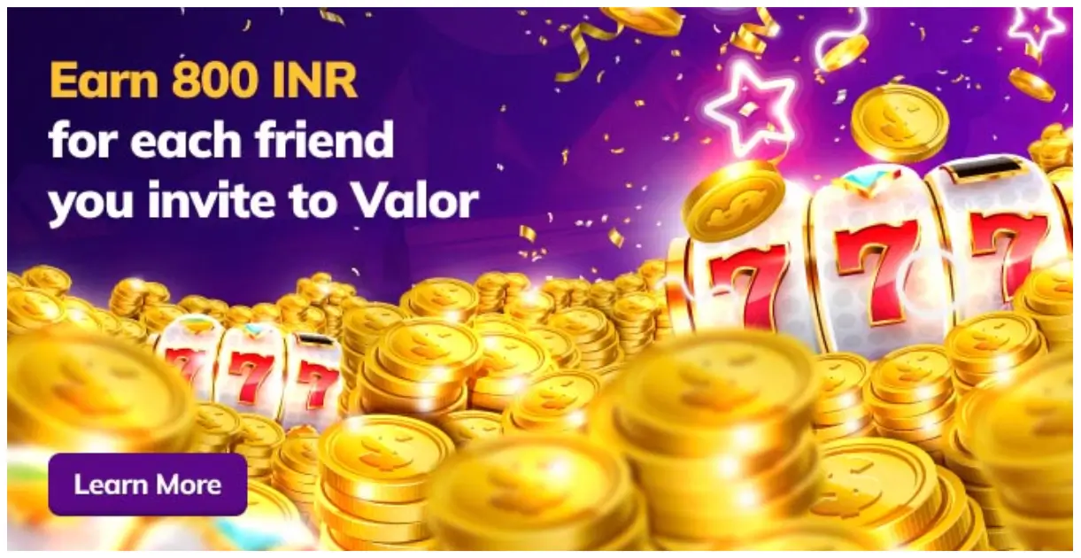 Valor casino bonus